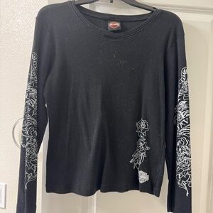 Long sleeve vintage Harley Davidson shirt